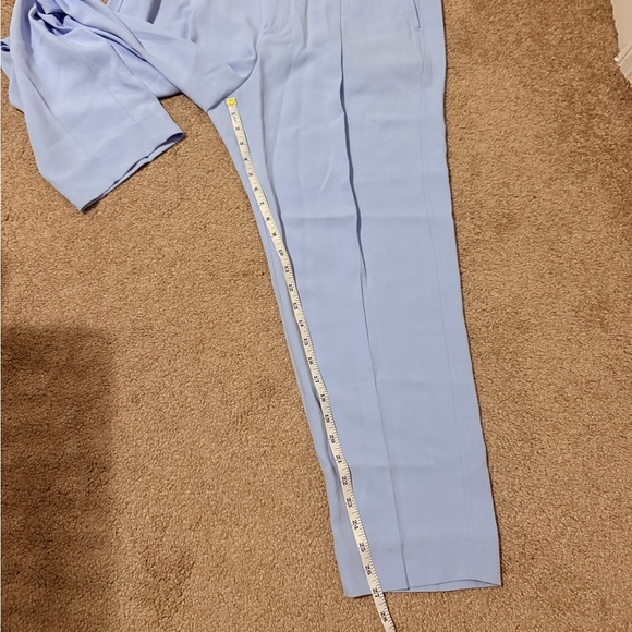 Everlane Japanese GoWeave Way-High® Tapered Pant Light Blue Size 14 - Picture 11 of 12